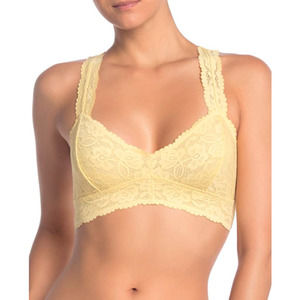 🆕 Free People Yellow Racerback Lace Bralette, SM